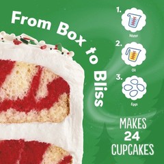 Funfetti Santaverse Elf on the Shelf Vanilla Swirl Cake Mix +FREE Candy Cane 2Pk