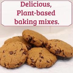Vegan Chocolate Chip Cookie Mix Peanut Powder Healthy Baking 454g Non-GMO New
