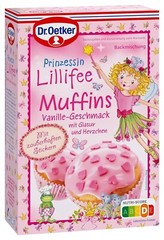 DR. OETKER PRINCESS LILLIFEE MUFFINS Baking mix for 12 Muffins NEW from Germany