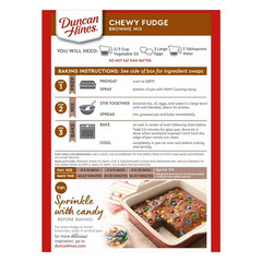 Duncan Hines Brownie Mix, Chewy Fudge, 18.3 oz.