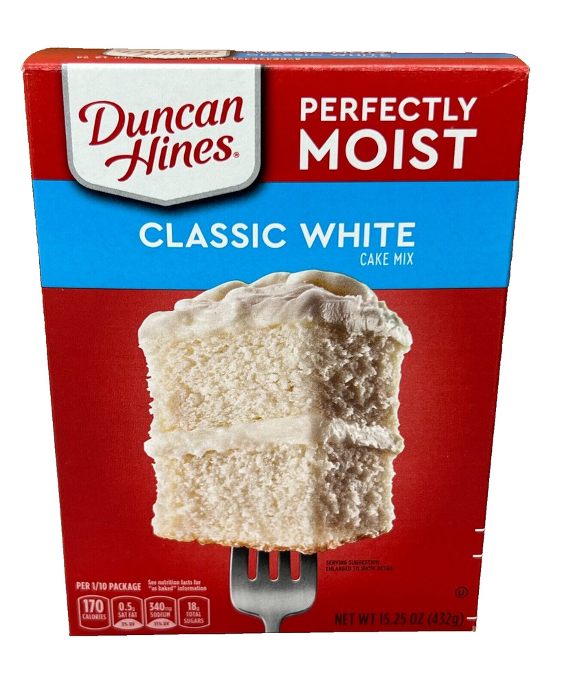 Duncan Hines Perfectly Moist Classic White Cake Mix 15.25 oz
