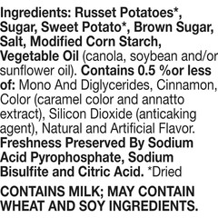 Betty Crocker Sweet Potato Mashed Potatoes, Made with Real Potatoes, 4.5 Oz (Pac