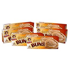 Little Debbie Honey Buns,6 Individually Wrapped Pastries, 10.6 Oz Box, Pack Of 2