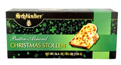 1 BOX STOLLEN Schlünder Butter-Almond Christmas Stollen Large 26.4oz/750g $20
