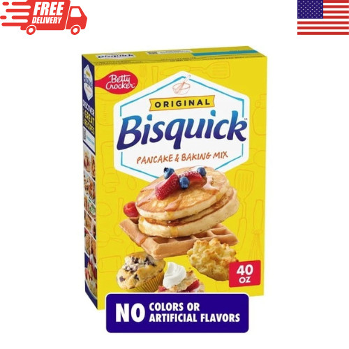 Betty Crocker Bisquick Original Pancake Baking Mix 40 oz Fluffy Panca