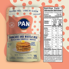 P.A.N Pancake and Waffle Mix – Gluten Free 1 Lb. (6 Pack)