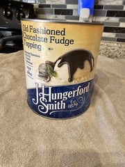 J Hungerford Smith Old Fashioned Chocolate Fudge Topping 7Lbs Can Heat & Serve