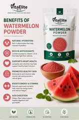 Watermelon Powder 100% Natural Fruit Powder Premium Quality Powder-100g / 3.5 oz