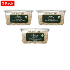Aurora Products Organic Raw Macadamia Nuts, 6 Oz – 3 Pack