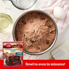 Supreme Chocolate Chunk Brownie Mix, 18 Oz