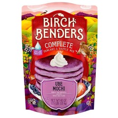 2 Packs of Birch Benders Ube Mochi Complete Pancake & Waffle Mix 40 OZ EACH