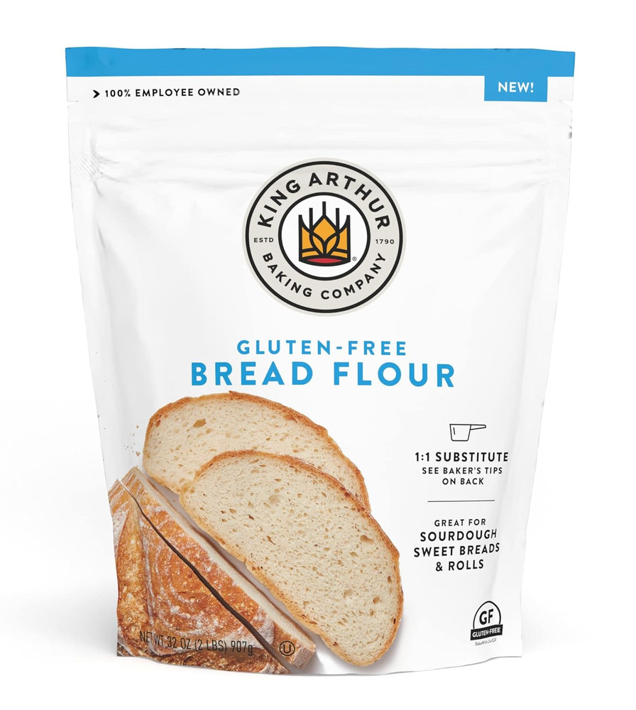 Gluten Free Bread Flour: 1:1 Replacement for Yeasted Recipes – 2 Lbs of Premium