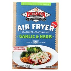 Louisiana Fish Fry Air Fryer Garlic & Herb Seasoned Coating Mix – 5 oz