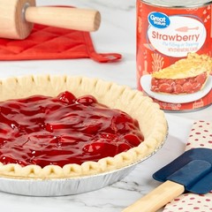 Strawberry Pie Filling and 21 oz Pack of 4 Cans Combo