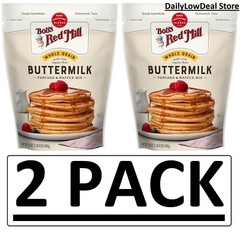 2 PACK – Bob’s Red Mill Buttermilk Pancake & Waffle Mix 24 oz (Total 48 oz)