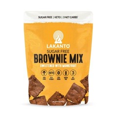 Lakanto BROWNIE MIX Sugar Free Monk Fruit 3 Net Carbs Keto Diet 9.7 Oz. DEC 2026
