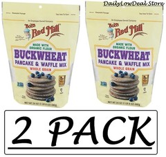 2 PACK – Bob’s Red Mill Buckwheat Pancake & Waffle Mix, 24 oz (Total 48 oz)