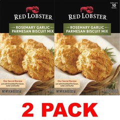 Red Lobster Rosemary Garlic Parmesan Biscuit Mix 11.36 oz Box – 2 PACK