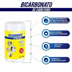 Bicarbonato De Sodio PURO , 33 Oz/ 1 KILO Racel Pure Baking Soda 1kg