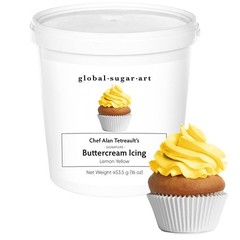 Yellow Buttercream Frosting for Cake Decorating – Firm Icing for Cakes & Cupc…