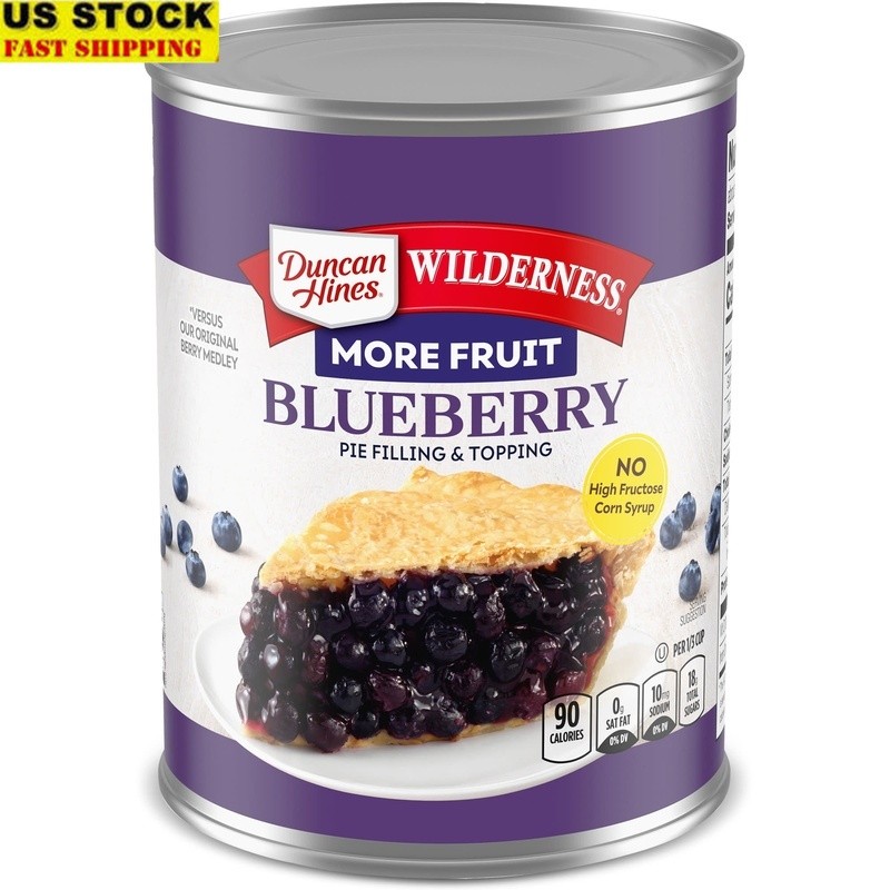 More Fruit Blueberry Pie Filling Topping Pies Desserts Pancakes Waffles 21oz