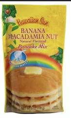 Hawaiian Sun Banana Macadamia Nut Pancake Mix, 6 Oz. Just add Water