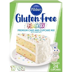 Gluten Free Funfetti Cake Mix with Candy Bits 3 Pack 17 oz