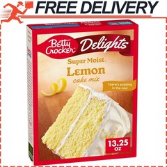 Betty Crocker Delights Super Moist Lemon Cake Mix Kosher 13.25 oz