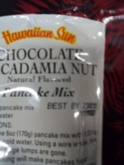 Hawaiian Sun Pancake Mix BANANA MACADAMIA NUT (6oz) 3 PACK From Hilo Best Prices