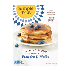 Simple Mills Almond Flour Pancake & Waffle Mix – Gluten-Free, 10.7 oz