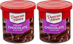 Duncan Hines Creamy Chocolate Cake Frosting, 16 Oz Can (Pack of 2)