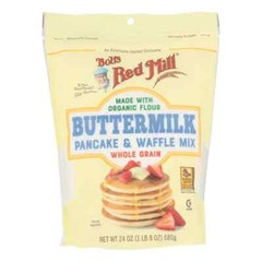 1x Bag Bob’s Red Mill Organic Buttermilk Pancake & Waffle Mix 24oz