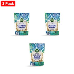 WFM, Cashews Dry Roasted Sea Salt Fair Trade Organic 8 Ounce – 3 Pack