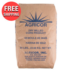 Bulk Fine Yellow Cornmeal for Baking 50 lb Commercial Kitchen Bakery Food Supply