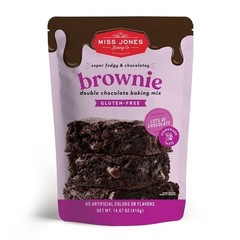 Gluten Free Double Chocolate Brownie Mix 7 Pack Fudgy Whole Grains Low Sugar New