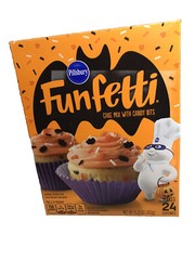 Pillsbury Fun Fetti Cake Mix W/Candy Bits15.25oz/Makes 24Cupcakes See Below