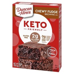 Keto Chewy Fudge Brownie Mix 3 Pack Gluten Free Low Sugar Easy Bake Snacks New
