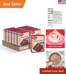 Indulge in Favorites Super Moist Chocolate Fudge Cake Mix, 12 Boxes of 13.25 oz