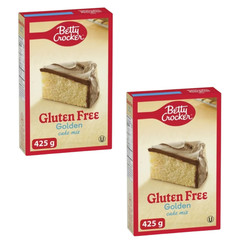 Betty Crocker Gluten Free Golden Cake Mix 425g Baking Dessert Sweet (2 Packs)