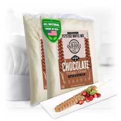 OldSoul Popstick Waffle Mix | GLUTEN FREE & VEGAN | Chocolate | 10Lb | 224 Pcs
