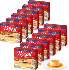 Flan Dessert Mix with Caramel Sauce Easy Prep 8 Servings Fat Free