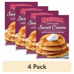 Light Fluffy Sweet Cream Pancake & Waffle Mix – 26oz (4 Pack)