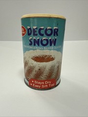 Vintage Betty Crocker Decor Snow Cake Topping 3.5 Ounce Expired Collectable RARE