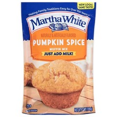 Martha White Pumpkin Spice Muffin Mix (2 bags) 7 Oz ea Limited 2025
