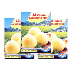 Willi Knoll Bavarian 12 Potato Dumpling Mix German Quick Cooking Knodel 3 Pack