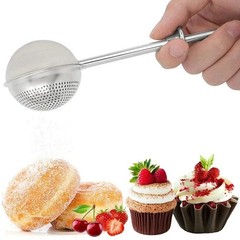 Powder Shaker Sugar Duster Flour Sieve Cake Decorating Baking Tool Spice Dredg