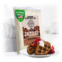 OldSoul Belgian Waffle Mix | Chocolate | GLUTEN FREE & VEGAN | 5 Lbs | 28 Pcs
