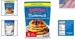 Buttermilk Pancake Mix, 5 lb x 6 – Light & Fluffy