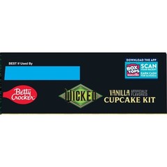 Wicked for Good Vanilla Cupcake Color Changing Mix Reveals 12 Cups Betty Crocker