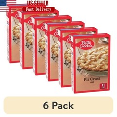 6 Pack Pie Crust Mix Makes 2 Flaky 9 Inch Crusts Easy Baking Dessert Mix New